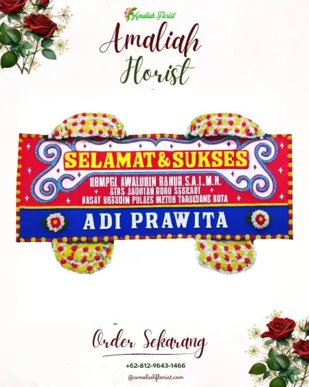 Papan Bunga Ucapan Selamat Sutawinangun